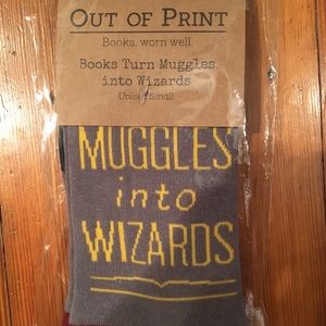 “Books Turn Muggles Into Wizards” Socks